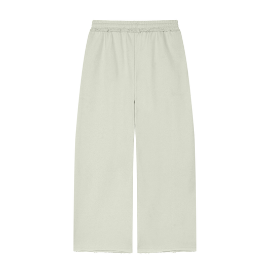 The Wide Awake Sweatpants - Women’s Wide Leg Raw Edge Sweatpants, back view