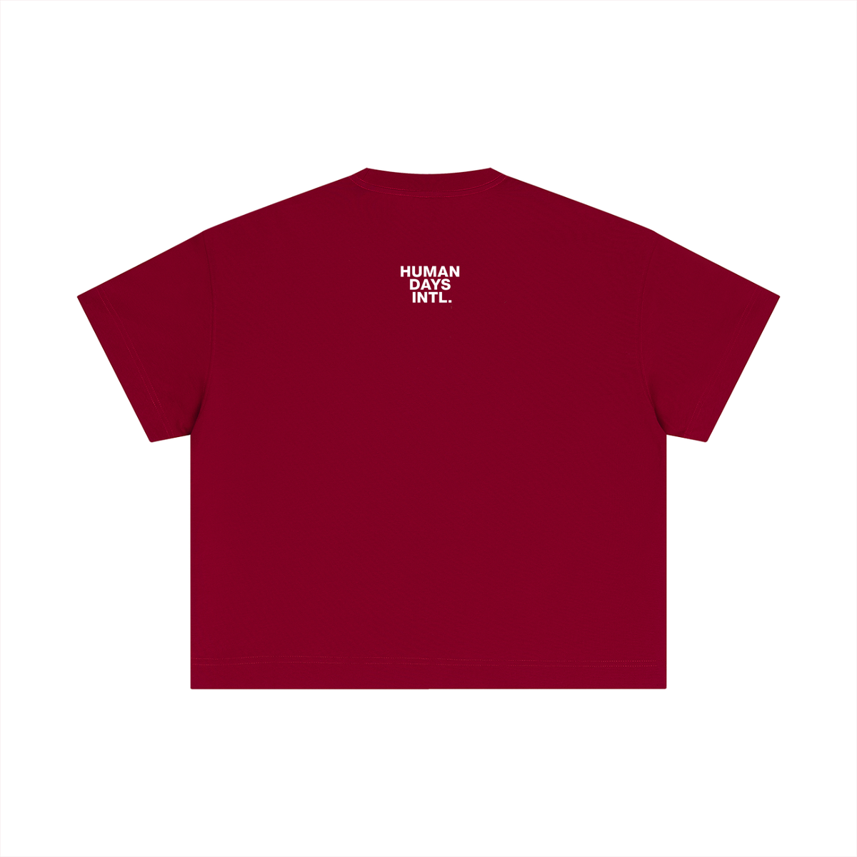 The Concrete Rose Tee - Essential Cotton Boxy T-Shirt, detail view
