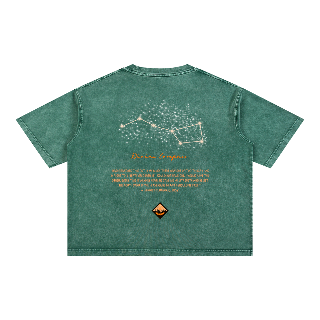 Mineral Wash Boxy Cotton T-Shirt