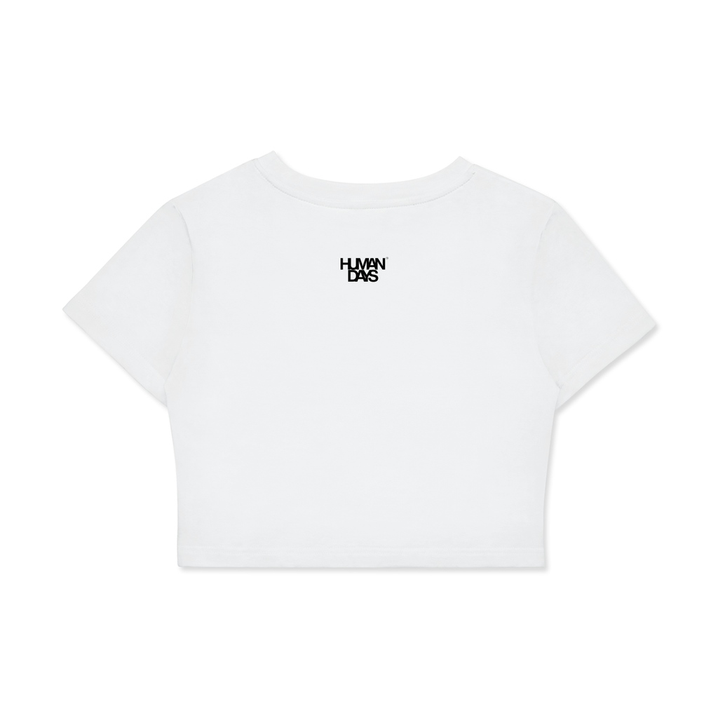Fitted Crop Cotton T-Shirt
