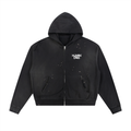 Hey You!? Washed Hoodie — White