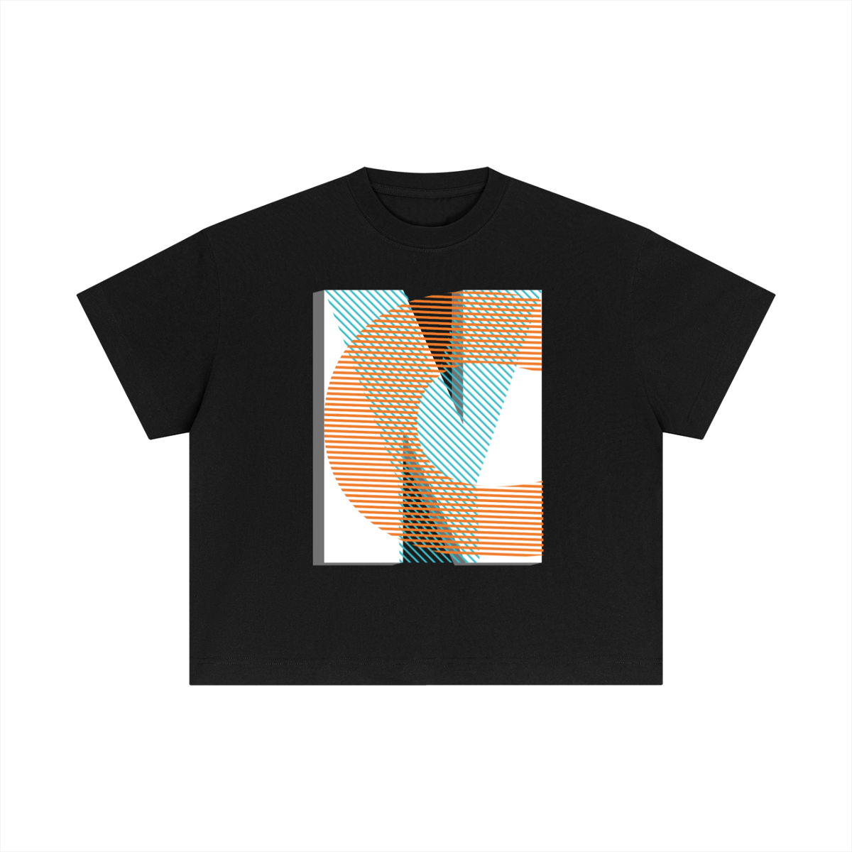 The Standard Issue Tee - Essential Cotton Boxy T-Shirt, front view