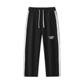 Contrast Side-Stripe Straight-Leg  Pants