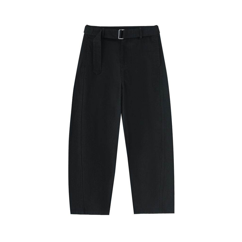 LOGO BARREL LEG PANTS