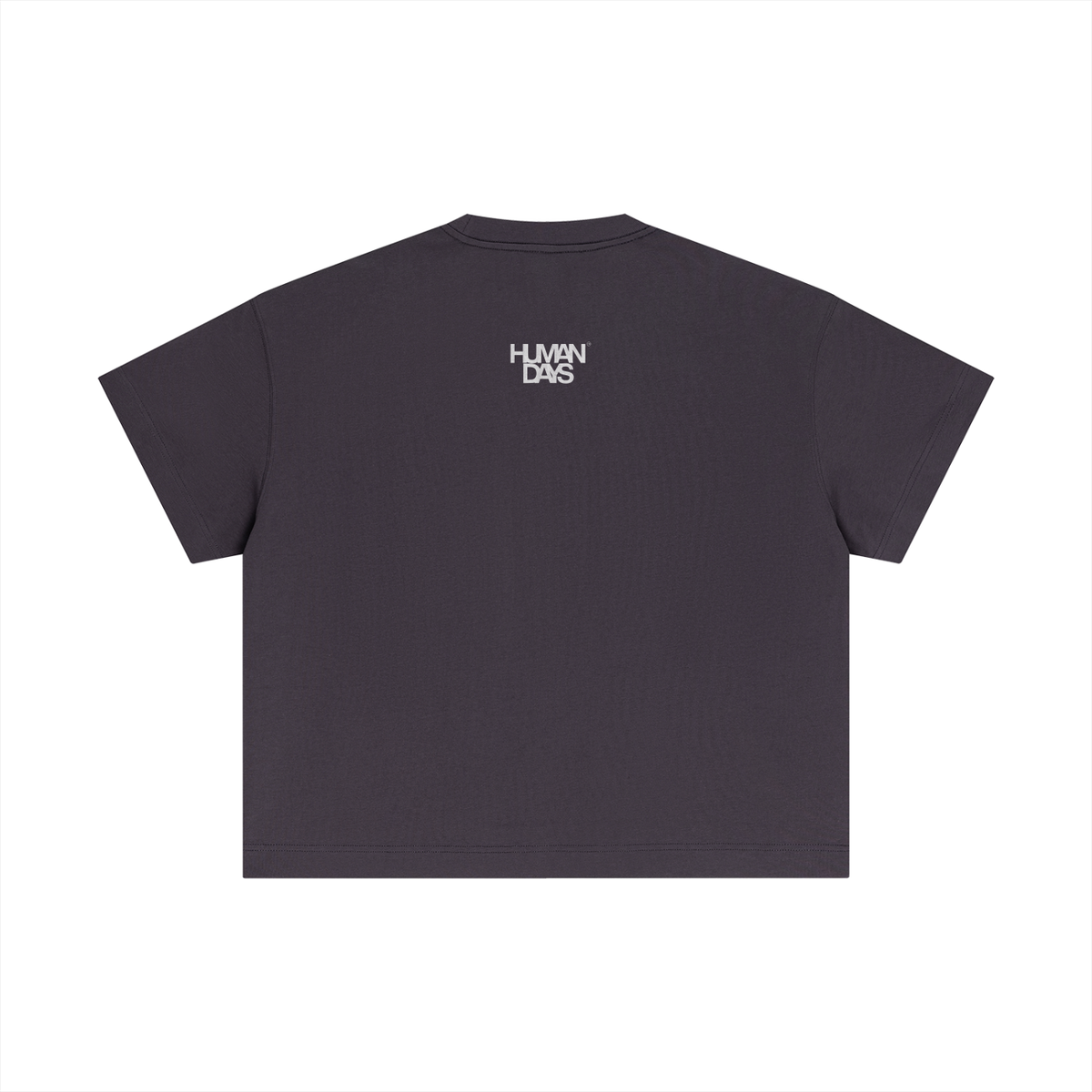 The Standard Issue Tee - Essential Cotton Boxy T-Shirt, detail view