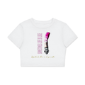Fitted Crop Cotton T-Shirt