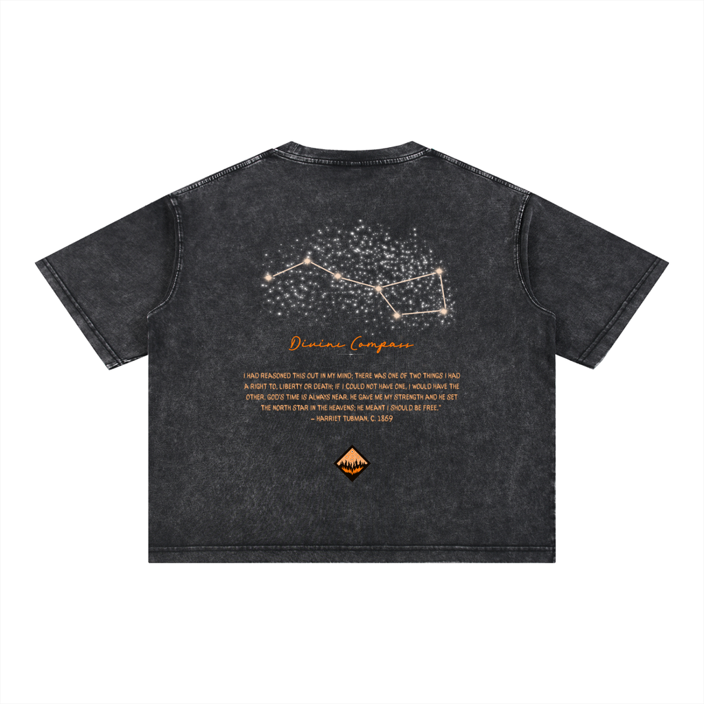 Mineral Wash Boxy Cotton T-Shirt