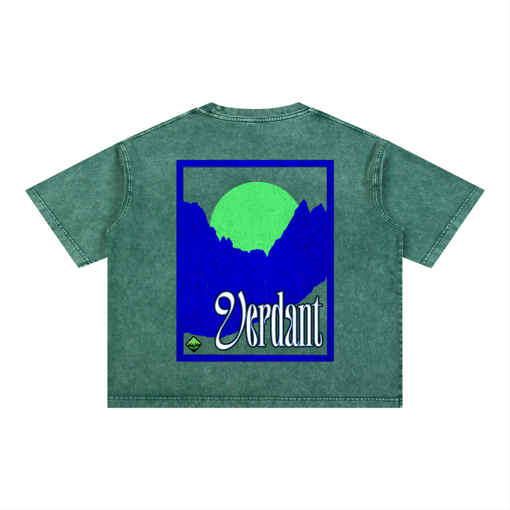 Mineral Wash Boxy Cotton T-Shirt