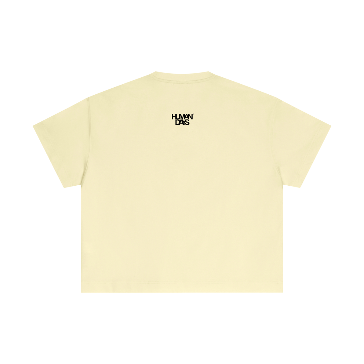 The Manifesto Tee - Essential Cotton Boxy T-Shirt, back view