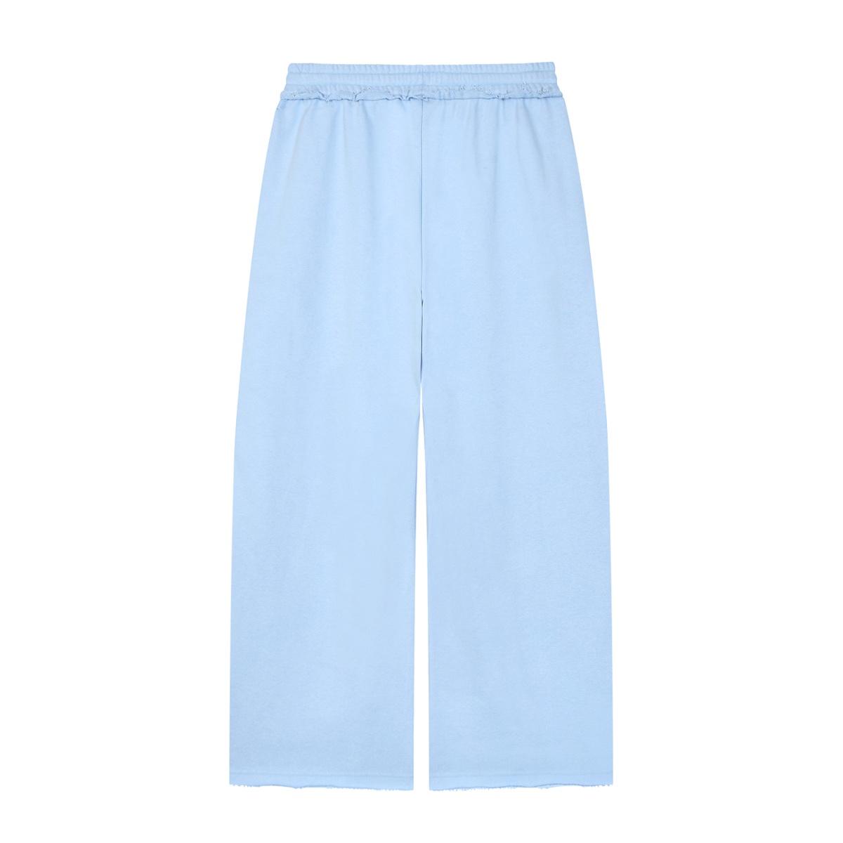 The Wide Awake Sweatpants - Women’s Wide Leg Raw Edge Sweatpants, detail view
