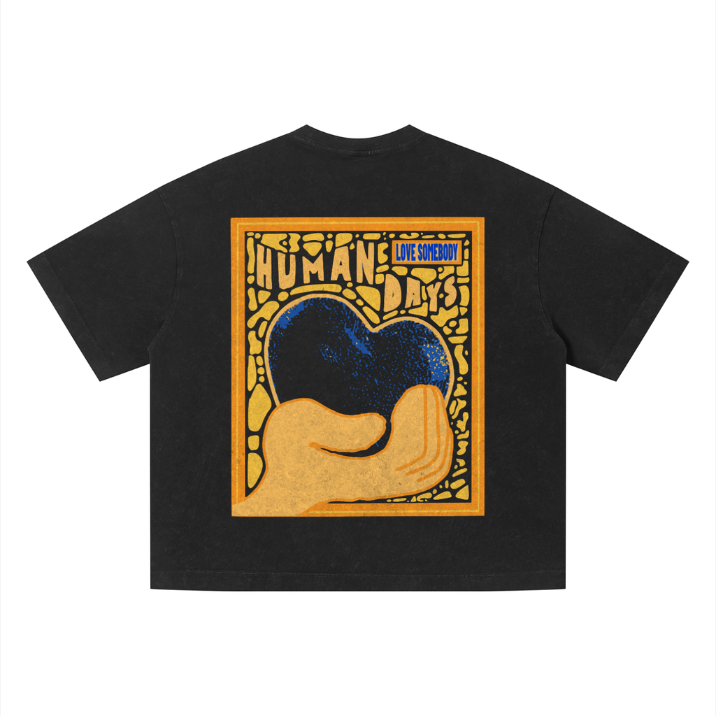 Unisex Vintage Wash Boxy T-Shirt