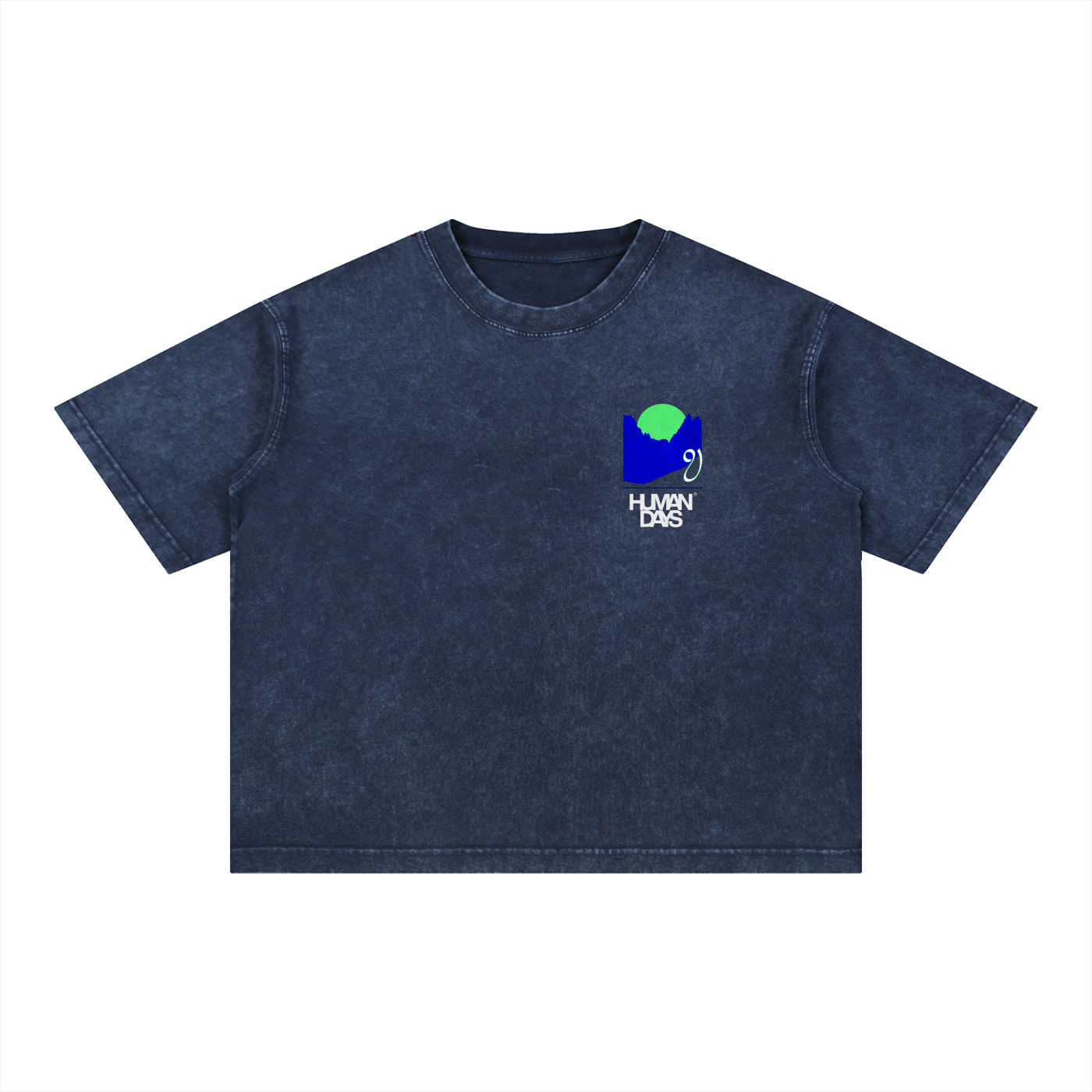 Mineral Wash Boxy Cotton T-Shirt