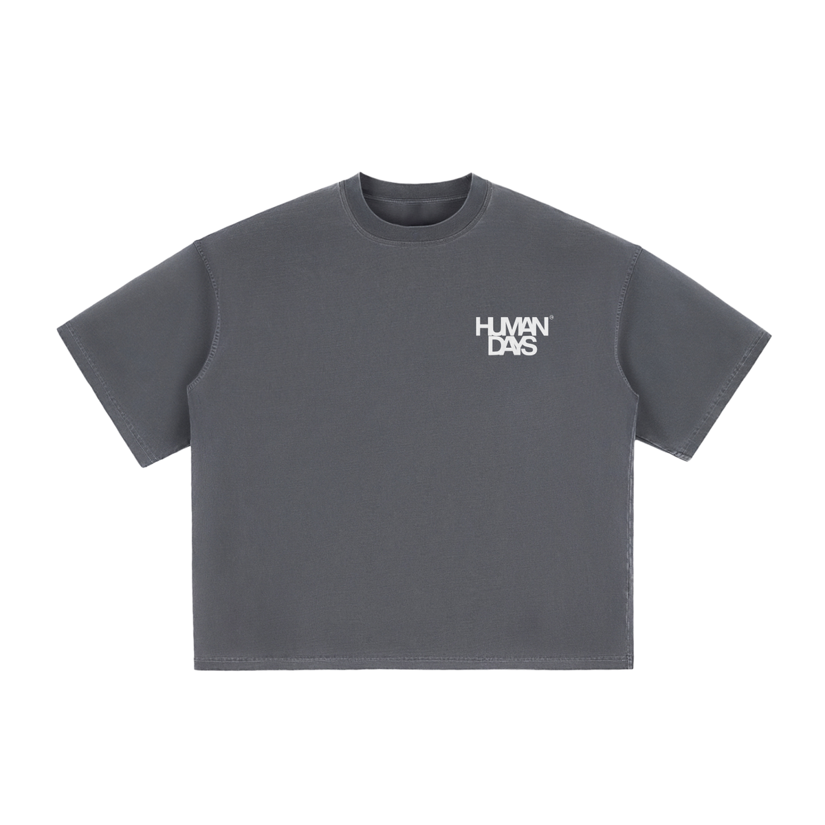 The Haze Tee - Vintage Washed Boxy T-Shirt, front view