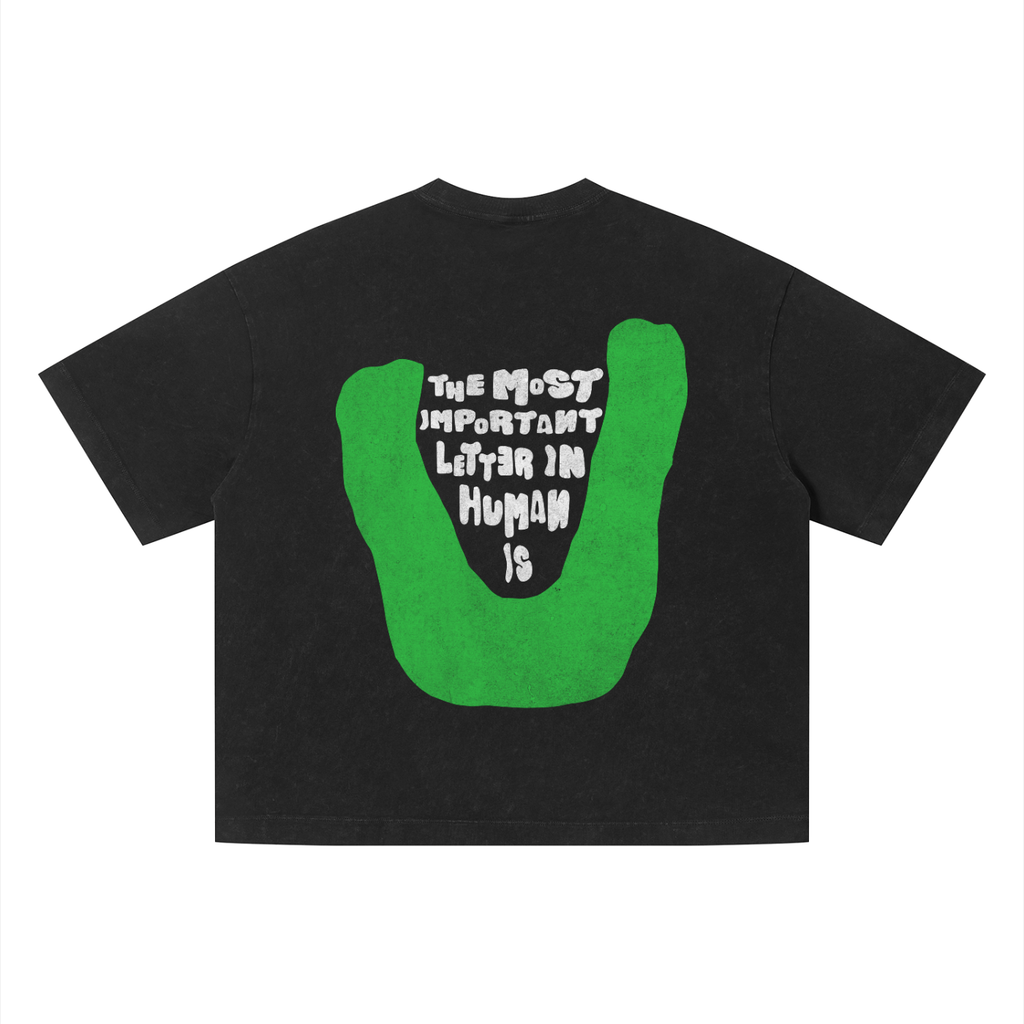 Unisex Vintage Wash Boxy T-Shirt