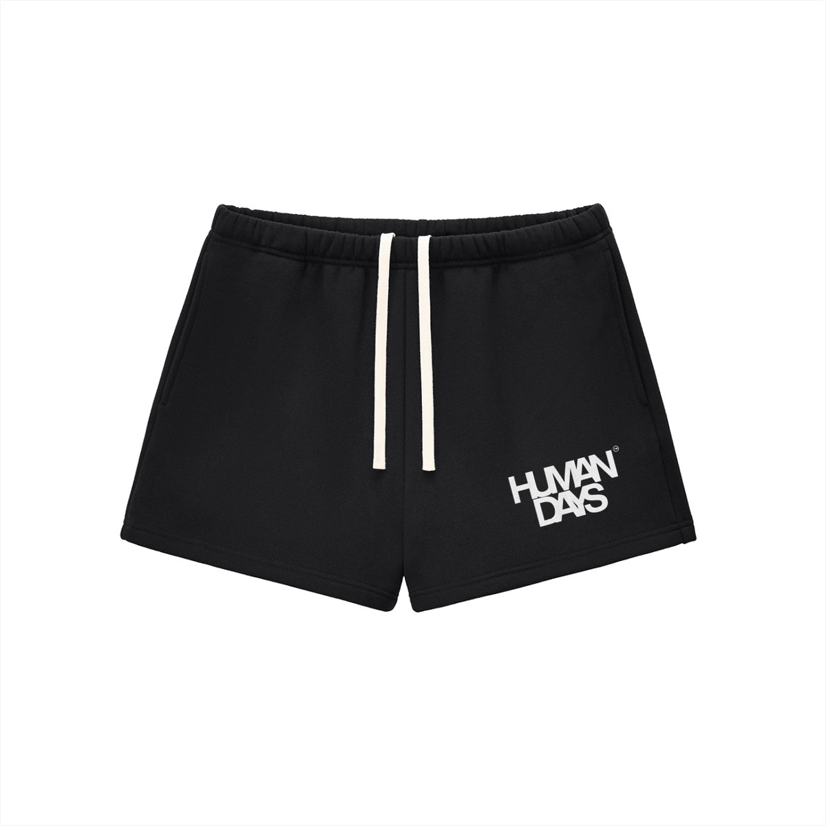 The Off-Duty Shorts - Essential Fleece Drawstring Sweatshorts, front view