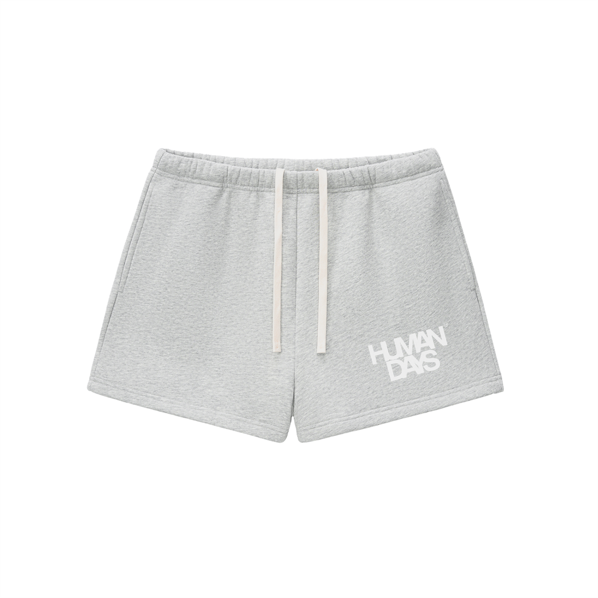 The Off-Duty Shorts - Essential Fleece Drawstring Sweatshorts, detail view