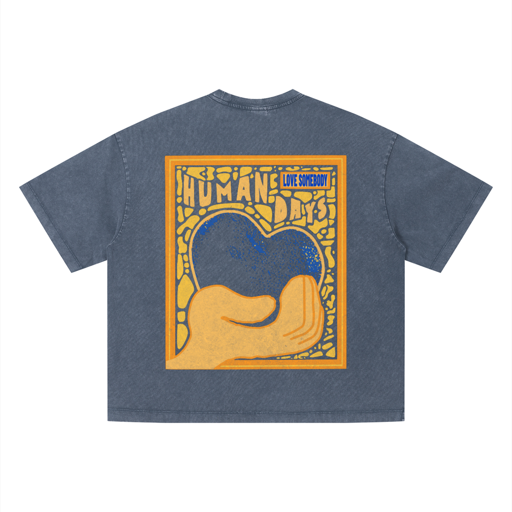 Unisex Vintage Wash Boxy T-Shirt