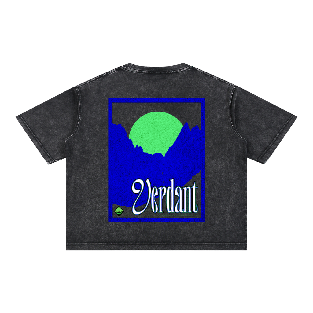 Mineral Wash Boxy Cotton T-Shirt