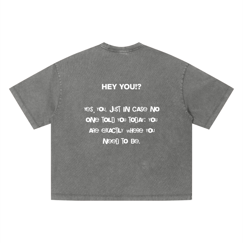 Unisex Vintage Wash Boxy T-Shirt