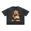 Mineral Wash Boxy Cotton T-Shirt