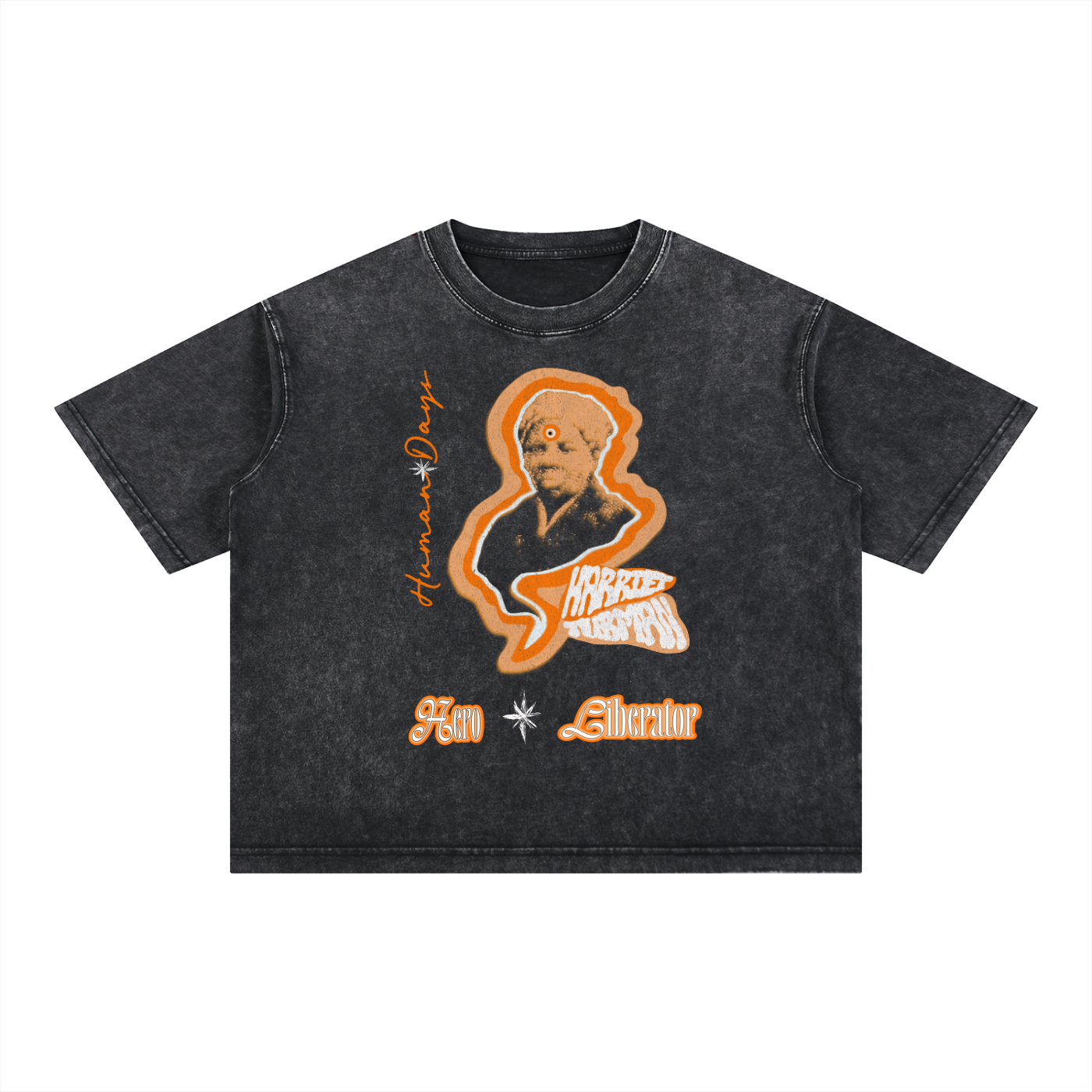 Mineral Wash Boxy Cotton T-Shirt