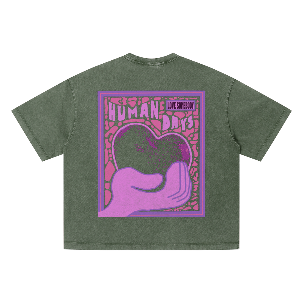 Unisex Vintage Wash Boxy T-Shirt