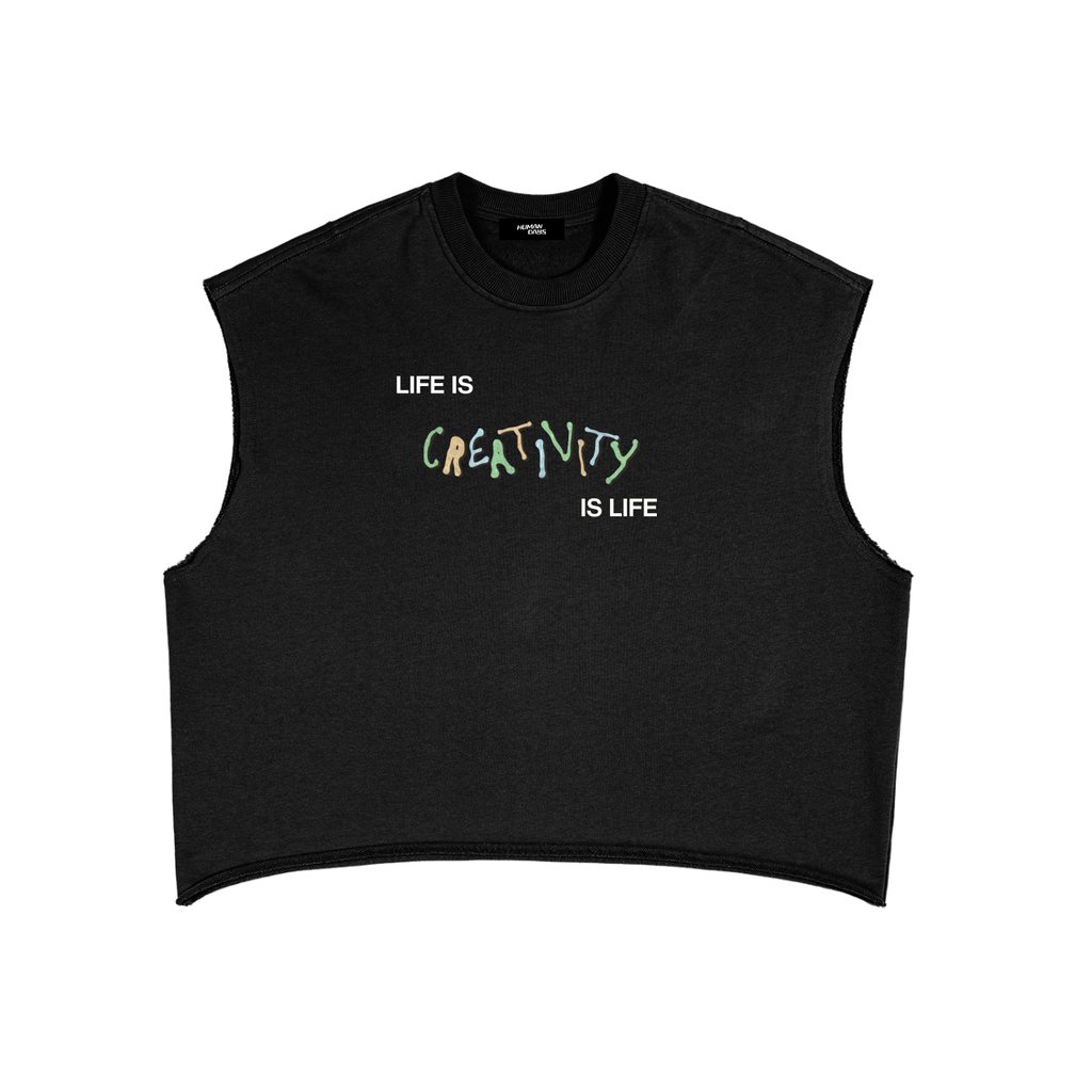 French Terry Boxy Tank Top