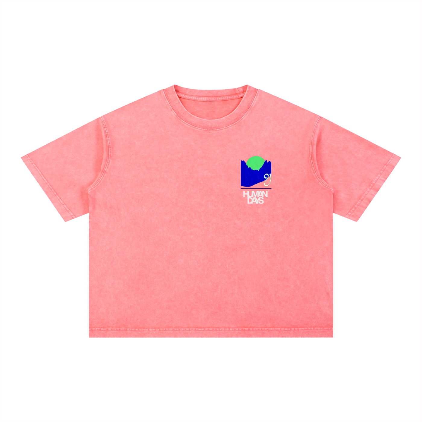 Mineral Wash Boxy Cotton T-Shirt