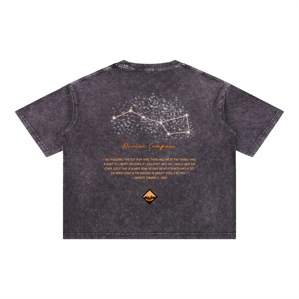 Mineral Wash Boxy Cotton T-Shirt