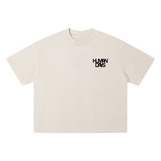 The Calling Card Tee - Hey You!? — The Statement Tee (Black), front view