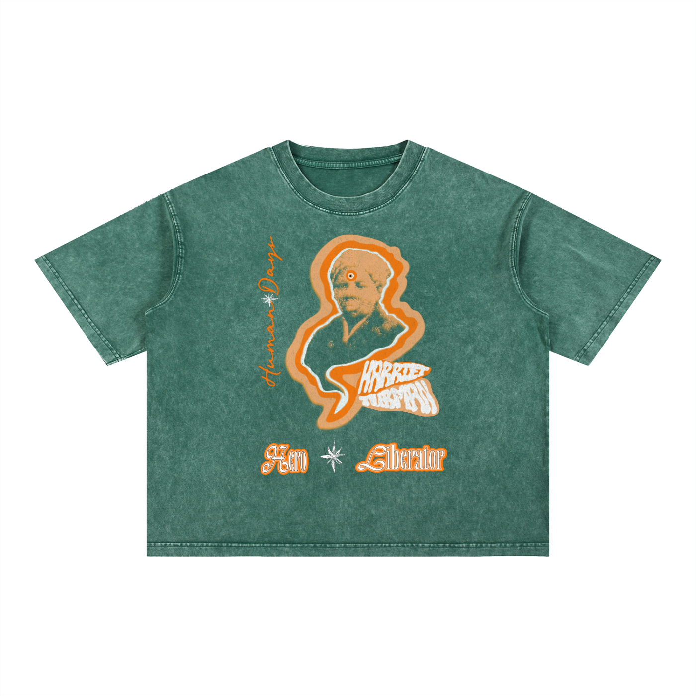 Mineral Wash Boxy Cotton T-Shirt