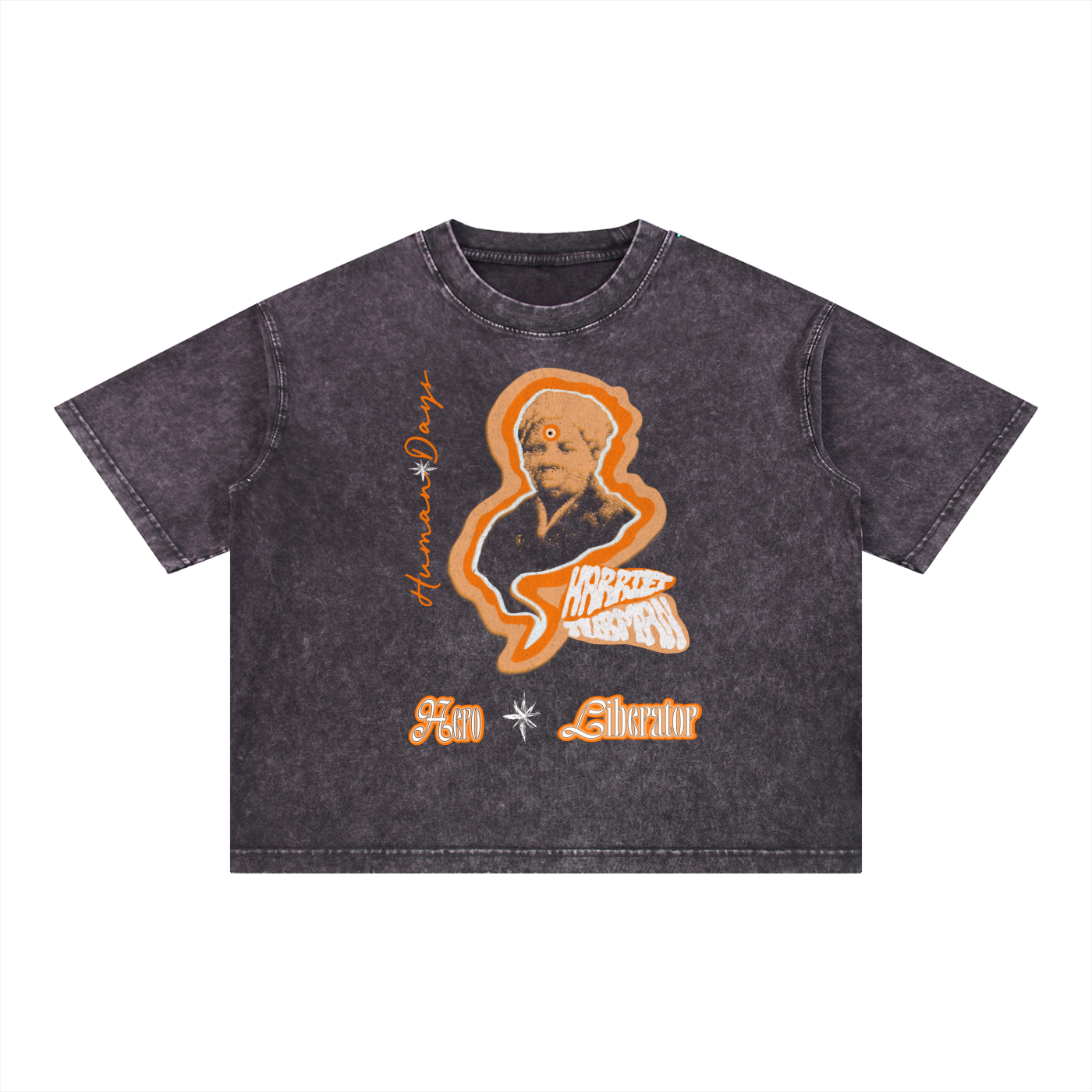 Mineral Wash Boxy Cotton T-Shirt