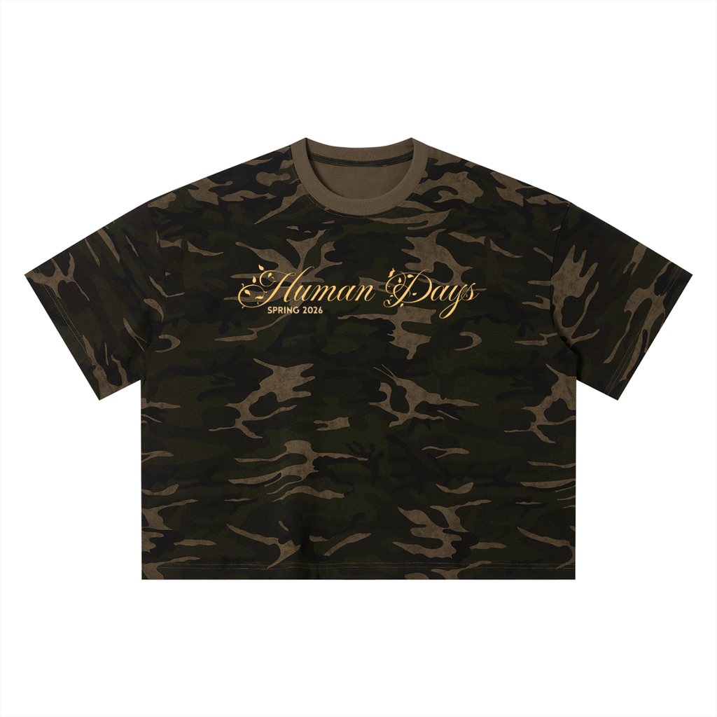 Unisex Camo Boxy T-Shirt