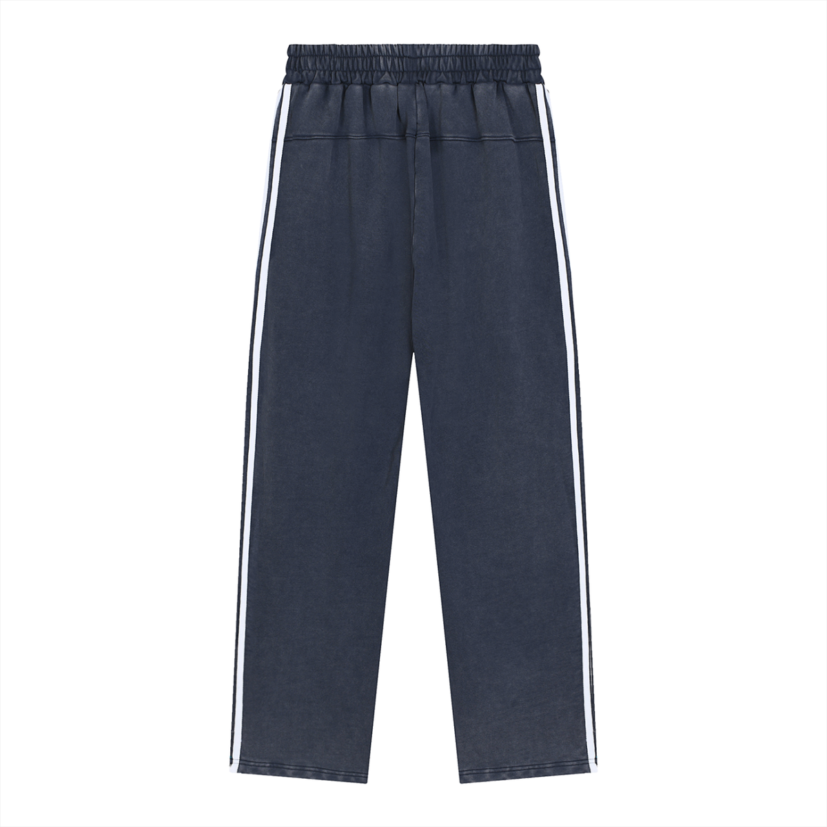 The Snowfall Sweatpants - Snow Washed Contrast Tape Sweatpants, detail view