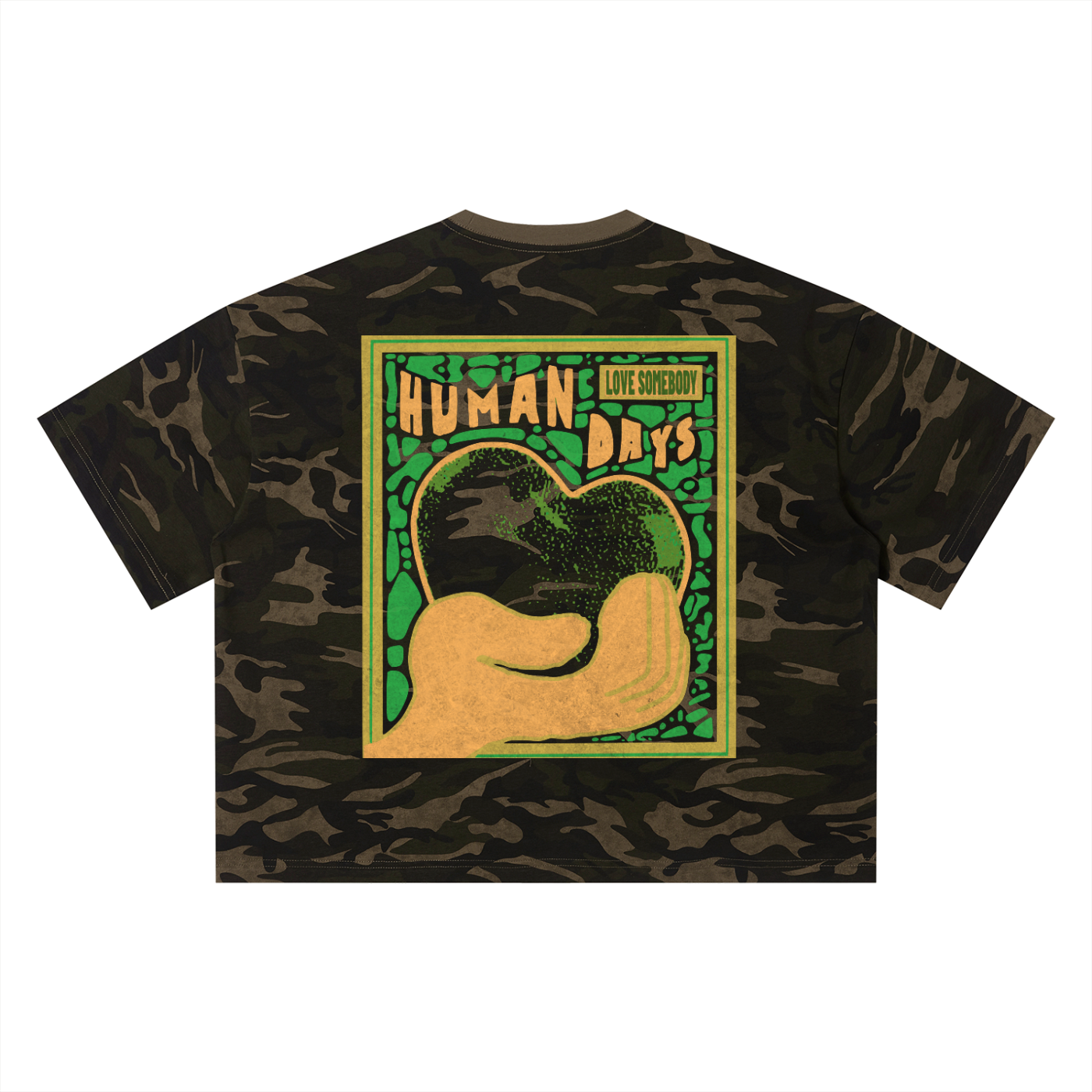 Unisex Camo Boxy T-Shirt