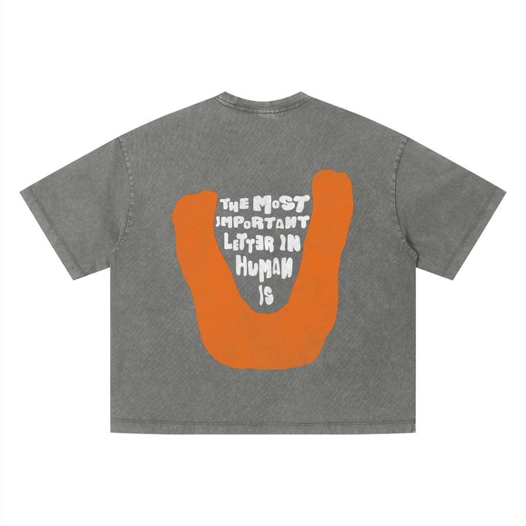Unisex Vintage Wash Boxy T-Shirt