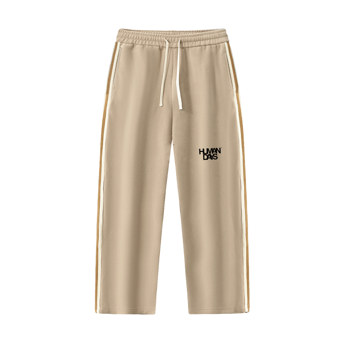 The Second String Pants - Contrast Side-Stripe Straight-Leg  Pants, front view